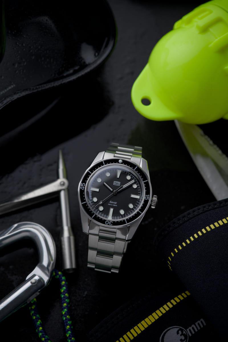 The New HTD Aquatíc Bicchierini displayed along side some tools 